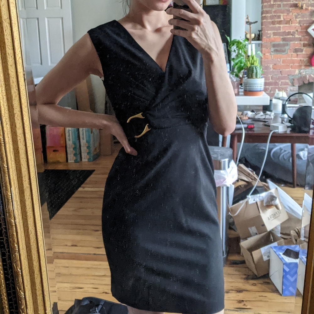 Calvin Klein black cocktail dress